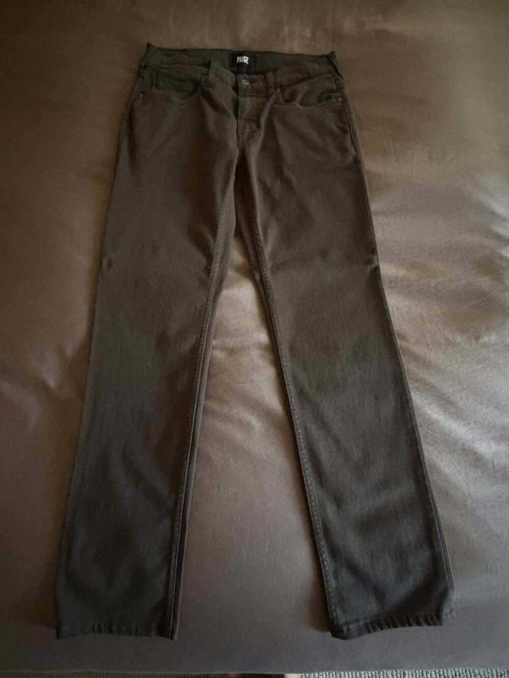 PAIGE Jeans Lennox Oak Brown in TRANSCEND Luxury Fabric Slim Fit Denim Sz 29X31